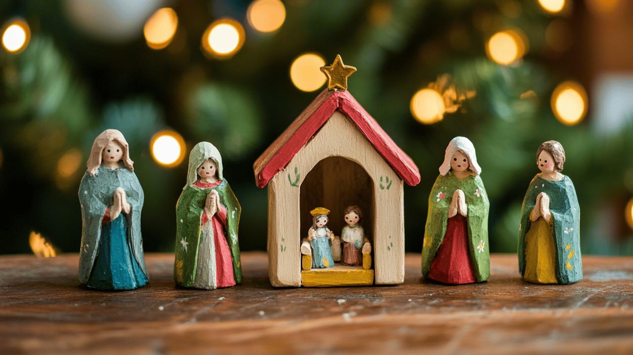 Créativité en hauteur : 5 modèles de crèches de Noël à faire soi-même version suspendue
